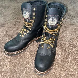 Black Georgia Boots